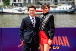 British actor Tom Holland (L) and US actor Zendaya