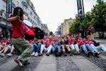 Norwegian fans celebrate after the FIFA World Cup 2026 Norway vs Senegal match