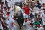 Running of the Bulls at Pamplona's San Fermin festival
