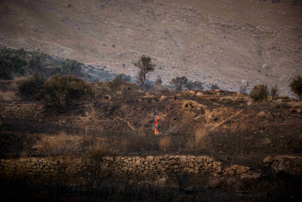 Σε κατάσταση έκτακτης ανάγκης ο Δήμος Αγίου Βασιλείου Ρεθύμνου, λόγω της πυρκαγιάς