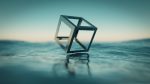 cube dimensions space liquid wet