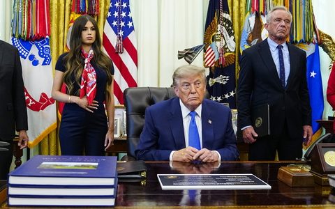 US President Trump signs executive order on childhood vaccines