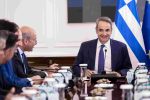 Ypourgiko Symboulio eurokinissi 7063745.jpg ΚΥΡΙΑΚΟΣ ΜΗΤΣΟΤΑΚΗΣ ΠΡΩΘΥΠΟΥΡΓΟΣ ΣΥΝΕΔΡΙΑΣΗ ΥΠΟΥΡΓΙΚΟ ΣΥΜΒΟΥΛΙΟ ΜΑΞΙΜΟΥ ΜΕΓΑΡΟ ΥΠΟΥΡΓΟΣ