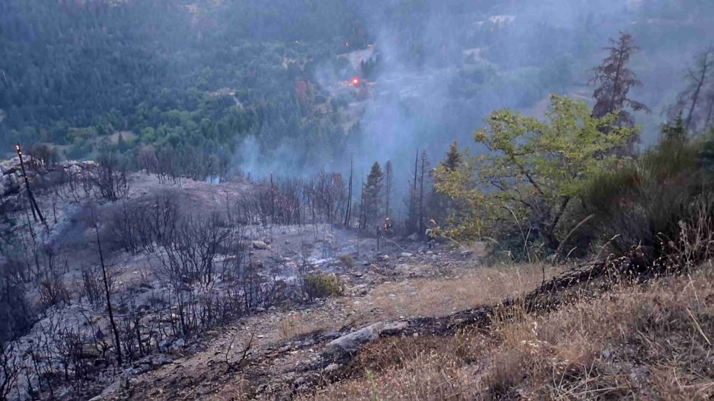 Mαίνεται η μεγάλη φωτιά στη Σκύρο: Έφτασαν στο νησί ενισχύσεις – Στη μάχη από το πρωί και εναέρια μέσα