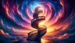stairway to sky pixabay AI