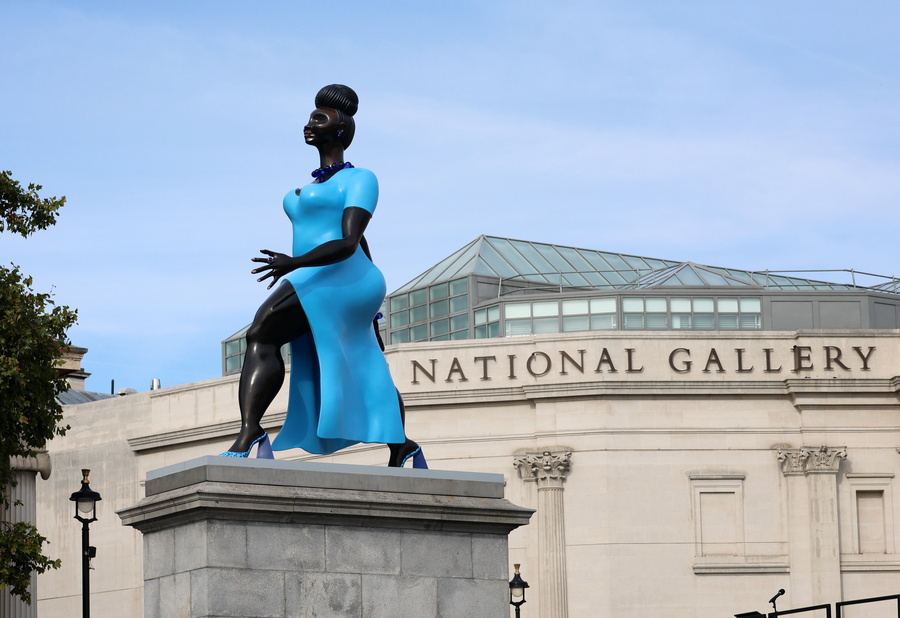 The work 'Lady in Blue'