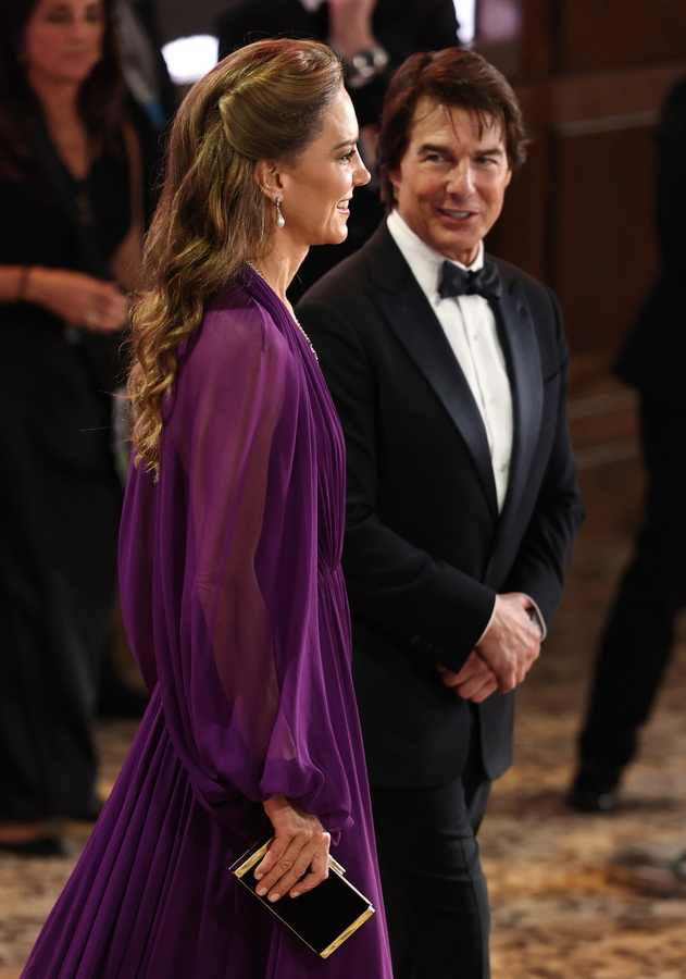 Britain’s Princess Catherine (L) and US actor Tom Cruise