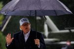 US President Trump returns to the White House from Tennessee