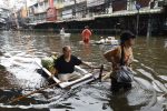 Flooding after heavy downpours in Bangkok