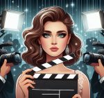 Digital actress photo AI pixabay