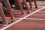athletics track lane numbers red race track pixabay