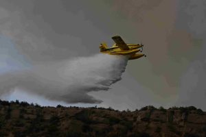 Πύργος: Χωρίς ενεργό μέτωπο η φωτιά στην περιοχή Σκιλλουντία – Διάσπαρτες εστίες στην Πηνεία