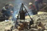 kettle survival camping iran village pixabay