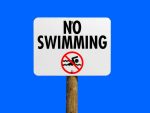 no swimming