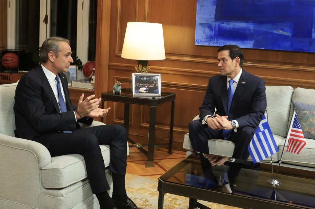 «Η Ελλάδα είναι πυλώνας σταθερότητας» είπε ο Μητσοτάκης στον Ρούμπιο