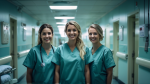 Nurses hospital pixabay AI