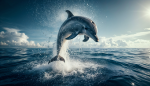 dolphin air waves pixabay AI