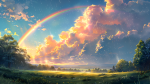 rainbow pixabay AI