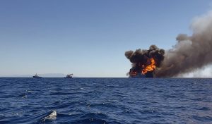 Η Ρωσία έπληξε εμπορικό πλοίο στο λιμάνι της Οδησσού